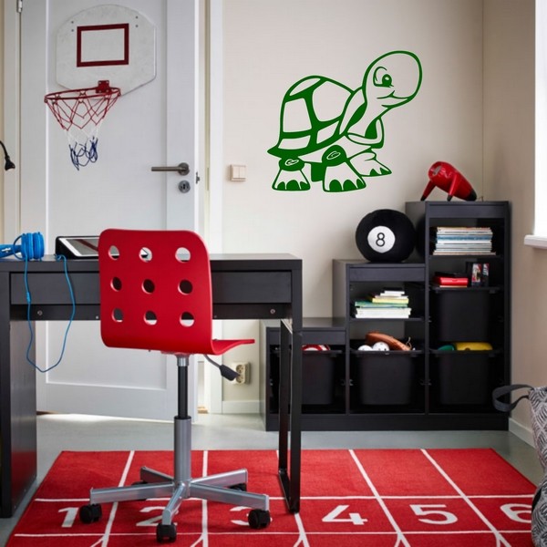 Example of wall stickers: Jeune Tortue Cartoon
